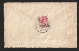 B.M.A. Malaya Stamp On Cover With RARE Cancellation Cover. WITH Variety  M Short For Malaya (c766) - Malaya (British Military Administration)