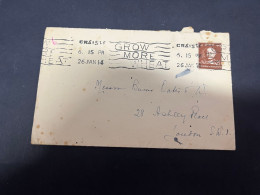 3-4-2024 (4 Y 48)  Old Letter Posted To England) (posted 1944) From Ireland - Lettres & Documents