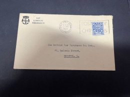 3-4-2024 (4 Y 48)  Old Letter Posted To England) (posted 1953) From Ireland (The London Assurance) - Lettres & Documents