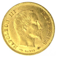 Second-Empire-5 Francs Napoléon III Tête Nue 1856 Paris - 5 Francs (or)