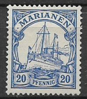 MARIANNE COLONIA TEDESCA  1900  ORDINARIA  YVERT.10  MLH VF - Isole Marianne