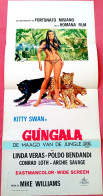 Affiche Ciné Orig GUNGALA,VIERGE DE LA JUNGLE (VERGINE DELLA GIUNGLA) Kitty SWAN R.FERRARA Illu Giovanni Di Stefano - Plakate & Poster