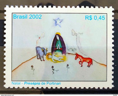 C 2495 Brazil Stamp Christmas Preece Of Portinari Art Cuers Durgion Religion 2002 - Neufs