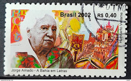 C 2477 Brazil Stamp Jorge Amado Bahia Literature Cocoa Church 2002 Circulated 8 - Gebraucht