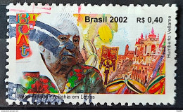 C 2477 Brazil Stamp Jorge Amado Bahia Literature Cocoa Church 2002 Circulated 7 - Gebraucht