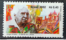 C 2477 Brazil Stamp Jorge Amado Bahia Literature Cocoa Church 2002 Circulated 4 - Usati