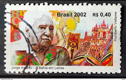 C 2477 Brazil Stamp Jorge Amado Bahia Literature Cocoa Church 2002 Circulated 2 - Usati