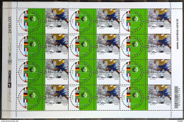 C 2449 Brazil Stamp Football Flag Italy Uruguay Germany France Argentina England 2002 Sheet - Nuevos