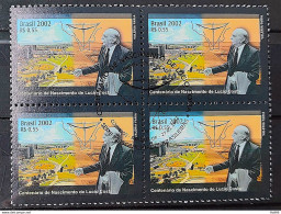 C 2445 Brazil Stamp Lucio Costa Architecture Brasilia 2002 Block Of 4 Cbc Df - Neufs