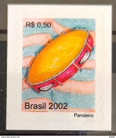 Brazil Regular Stamp RHM 824 Music Perce In Wave Tambourine 2002 - Neufs