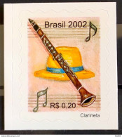 Brazil Regular Stamp RHM 823 Music Perce In Wave Clarinet 2002 - Ungebraucht