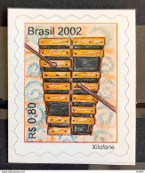 Brazil Regular Stamp RHM 820 Music Perce In Wave Xylophone 2002 - Ungebraucht