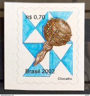 Brazil Regular Stamp RHM 819 Music Perce In Wave Rattle 2002 - Neufs