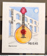 Brazil Regular Stamp RHM 817 Music Perce In Wave Mandolin 2002 - Neufs