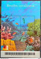 B 125 Brazil Stamp Block Coral Reef Fish Fish Marine Fauna Horse Star 2002 - Neufs
