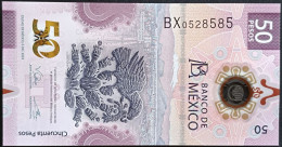 MEXICO $50 ! SERIES BX 6-DEC-2023 DATE ! Victoria Rod. Sign. AXOLOTL POLYMER NOTE Mint BU Crisp Read Descr. For Notes - México