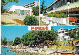 POREC CROATIE, RARE VUES DE L HOTEL LOTOS, CARTE PROPAGANDE TOURISTIQUE ZAGREB, VOIR LE SCANNER - Croatie