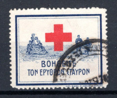 GRIEKENLAND Red Cross 1915° Gestempeld 1915 -2 - Usati