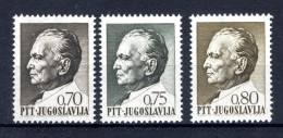 JOEGOSLAVIE Yt. 1155/1157 MNH 1968 - Unused Stamps