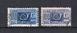 ITALIE Yt. CP80° Gestempeld Postcolli 1956-1966 - Postal Parcels