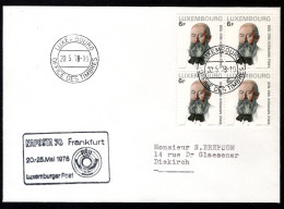 LUXEMBURG Yt. 919 NAPOSTA 78 Frankfurt 1978 - Covers & Documents