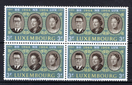 LUXEMBURG Yt. 651 MNH** 1964 4 St. - Unused Stamps