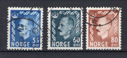 NOORWEGEN Yt. 330A/331° Gestempeld 1950-1952 - Gebruikt