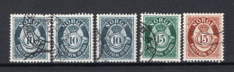 NOORWEGEN Yt. 322/323A° Gestempeld 1950-1952 - Used Stamps