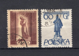 POLEN Yt. 807/808° Gestempeld 1955-1956 - Gebraucht