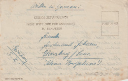 German Prisoner Of War Letter From Egypt, 3106 Ind. German POW Working Coy Located In Fayed Signed 15.6.1946. Postal - Militaria