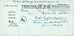 German Prisoner Of War Letter From USA, POW Camp Swift In Texas Signed 24.10.1943 - With Censorship Inside, Where - Militaria