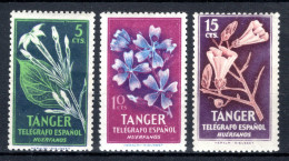 SPANJE TANGER Telegrafo MH Flowers 1948 - Marruecos Español