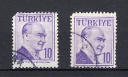 TURKIJE Yt. 1393° Gestempeld 1957-1958 - Usados