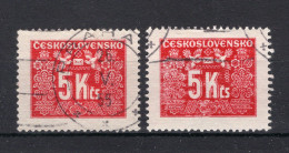 TSJECHOSLOVAKIJE Yt. T77° Gestempeld Portzegel 1946-1948 - Segnatasse