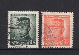 TSJECHOSLOVAKIJE Yt. 406/406A° Gestempeld 1945-1947 - Used Stamps