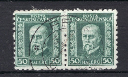TSJECHOSLOVAKIJE Yt. 217° Gestempeld 2 St. 1926-1928 - Used Stamps