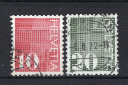 ZWITSERLAND Yt. 861/862° Gestempeld 1970 - Gebraucht