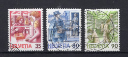 ZWITSERLAND Yt. 1253/1255° Gestempeld 1986 - Used Stamps