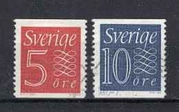 ZWEDEN Yvert 416/417° Gestempeld 1957 - Oblitérés