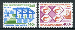 INDONESIE: ZB 1314/1315 MNH 1988 Vierde Vijfjaren Plan - Indonésie