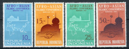 INDONESIE: ZB 464/467 MH 1965 Islamitische Afro-Aziatische Conferentie -2 - Indonésie