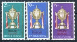 INDONESIE: ZB 453/455 MH 1964 Badminton Thomas Cup -3 - Indonésie