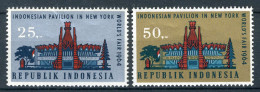 INDONESIE: ZB 451/452 MNH 1964 Wereldtentoonstelling Te New York -1 - Indonésie