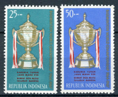 INDONESIE: ZB 453/454 MNH 1964 Badminton Thomas Cup -3 - Indonésie