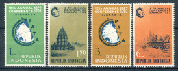 INDONESIE: ZB 383/386 MNH 1963 Conferentie Pacific Aera Travel Association -2 - Indonesië