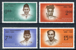INDONESIE: ZB 367/370 MNH 1962 Helden Van De Nationale Onafhankelijkheid -1 - Indonesië