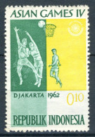 INDONESIE: ZB 349 MNH 1962 4de Aziatische Spelen Te Jakarta -5 - Indonesië