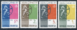 INDONESIE: ZB 332/335 MNH 1962 4de Aziatische Spelen Te Jakarta -1 - Indonesië