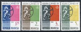 INDONESIE: ZB 332/335 MNH 1962 4de Aziatische Spelen Te Jakarta - Indonesië