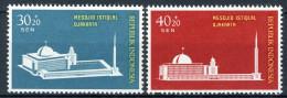 INDONESIE: ZB 328/329 MH 1962 Istiqlal Moskee -1 - Indonesië
